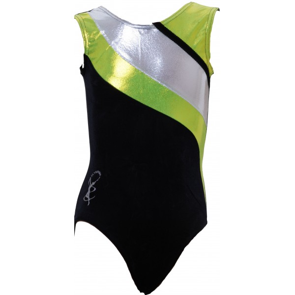 Algarve Green Sleeveless Gymnastic Leotard (015b)