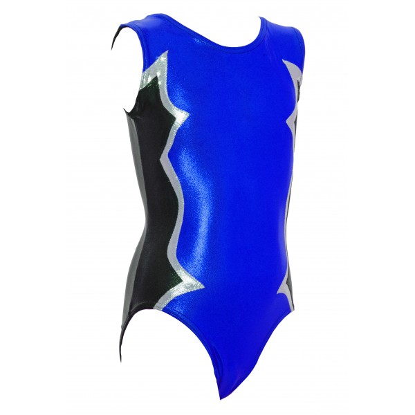 Cosmic Royal Blue Sleeveless Gymnastic Leotard (019c)