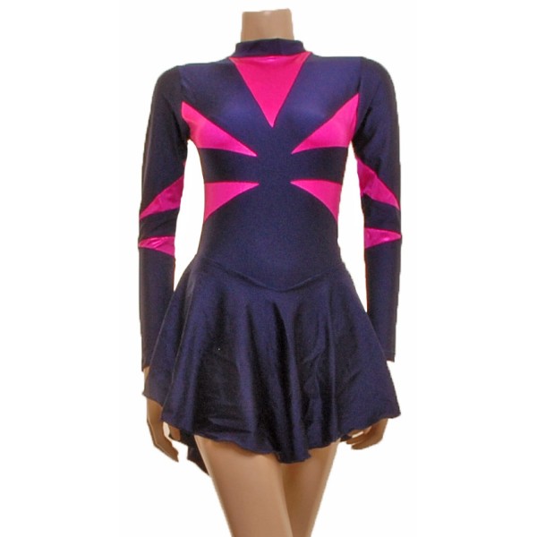 Navy/Pink  Majorette Dress M139b