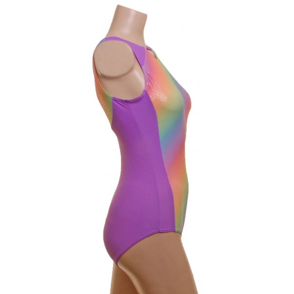 Topaz Rainbow Gymnastic Leotard (057a)