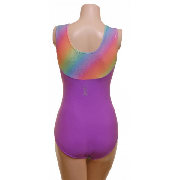 Topaz Rainbow Gymnastic Leotard (057a)