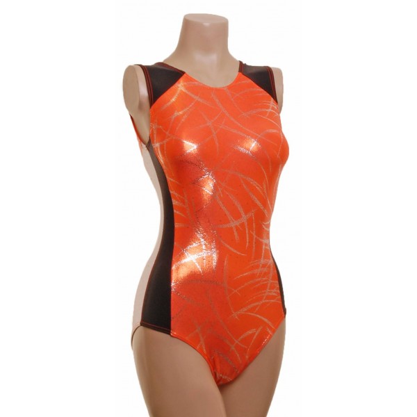 Chicago Orange Gymnastic Leotard (068a)