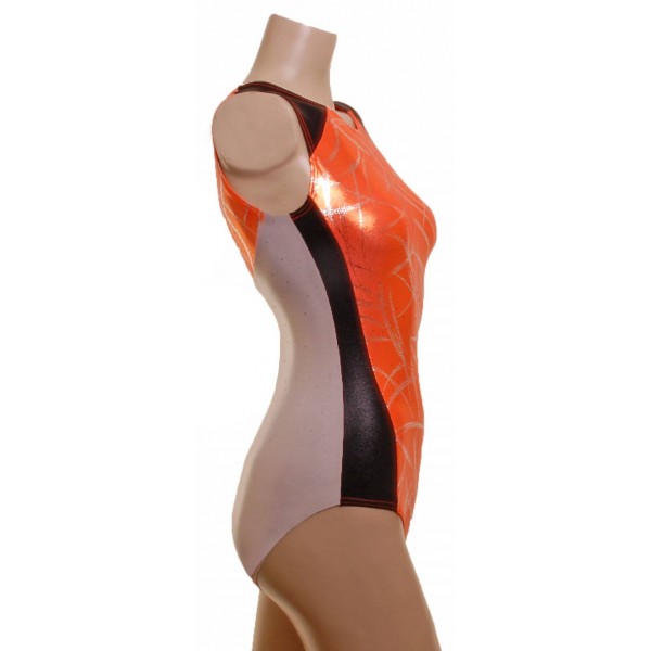 Chicago Orange Gymnastic Leotard (068a)