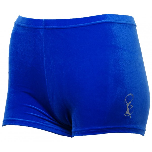  Gym Shorts - Royal Blue Smooth Velvet