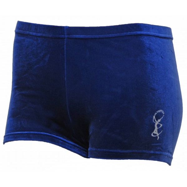  Gym Shorts - Navy Smooth Velvet