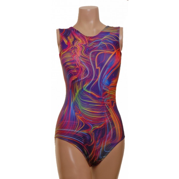 Saville Multi Sleeveless Gymnastic Leotard (065c)