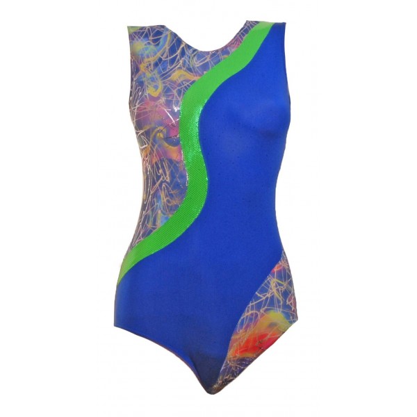 Zoom Royal Blue Gymnastic Leotard