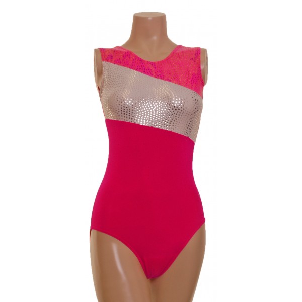 Eos Pink Sleeveless Gym Leotard (070a)