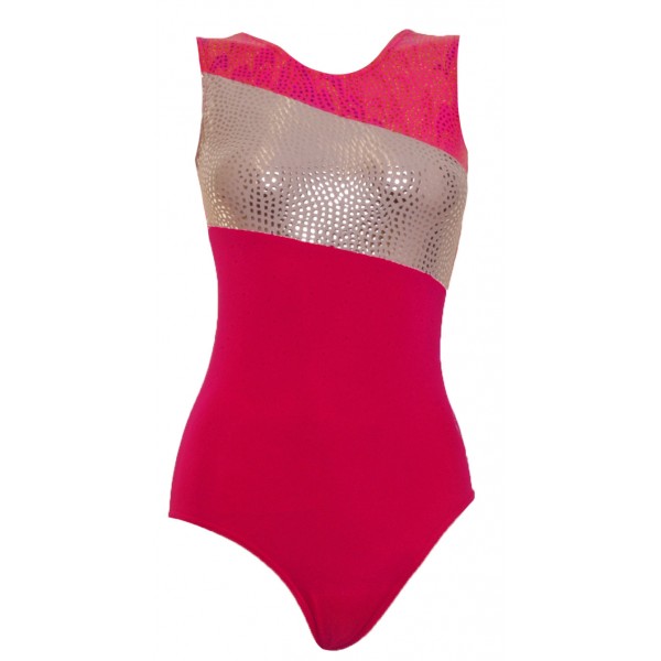 Eos Pink Sleeveless Gym Leotard (070a)