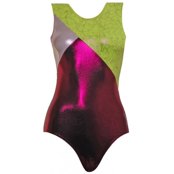 Viago Blackcurrent Sleeveless Gymnastic Leotard 