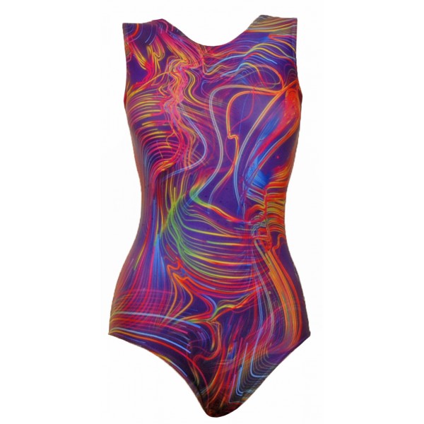 Saville Multi Sleeveless Gymnastic Leotard (065c)