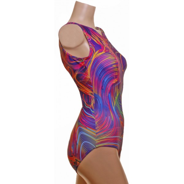 Saville Multi Sleeveless Gymnastic Leotard (065c)