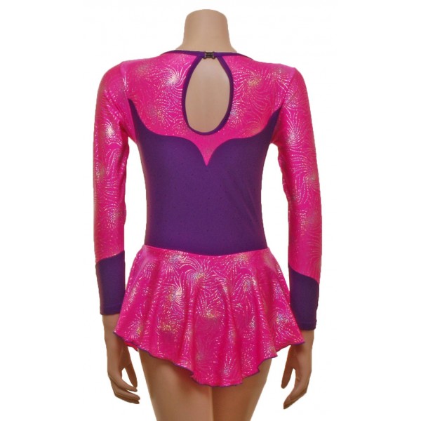 Purple and Pink Skating Dress