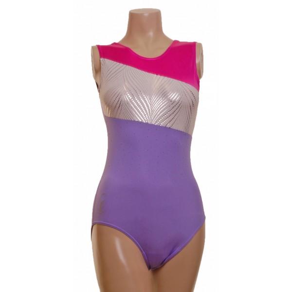 Eos Lilac Sleeveless Gym Leotard (070b)