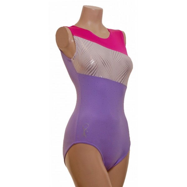 Eos Lilac Sleeveless Gym Leotard (070b)