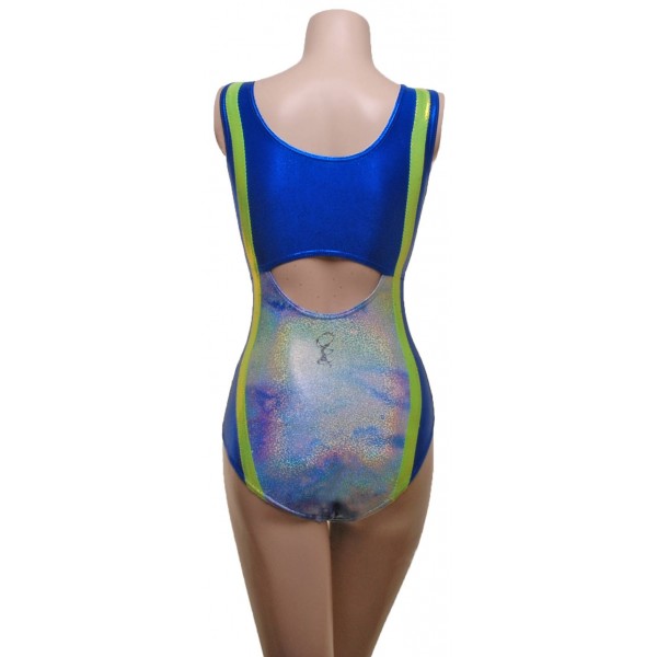 Cairo Royal Blue Sleeveless Gymnastic Leotard 