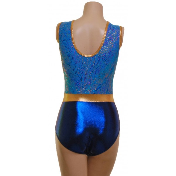 Vancouver Turquoise Sleeveless Gymnastic Leotard (045c)