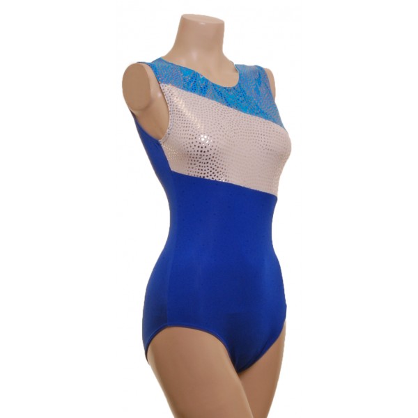 Eos Royal Blue Sleeveless Gym Leotard (070c)