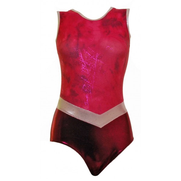 Vancouver Blackberry Sleeveless Gymnastic Leotard (045d)