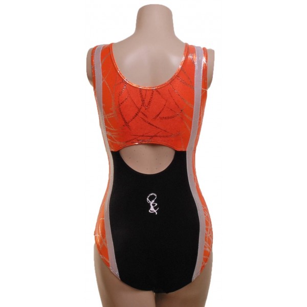 Cairo Black Sleeveless Gymnastic Leotard 