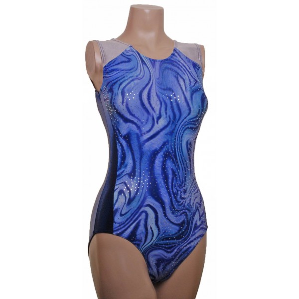 Topaz Sleeveless Gymnastic Leotard Blue Avatar