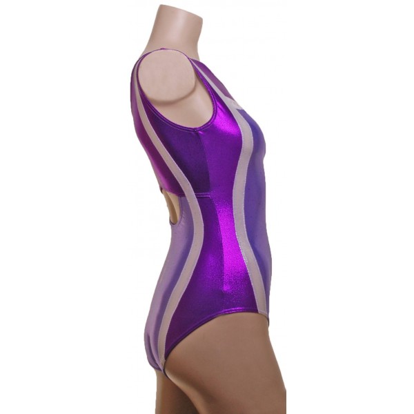 Cairo Lilac Sleeveless Gymnastic Leotard 