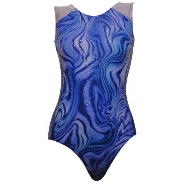 Topaz Sleeveless Gymnastic Leotard Blue Avatar