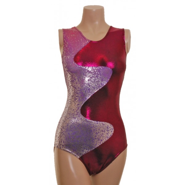 Spirit Blackcurrent Sleeveless Gymnastic Leotard (069b)