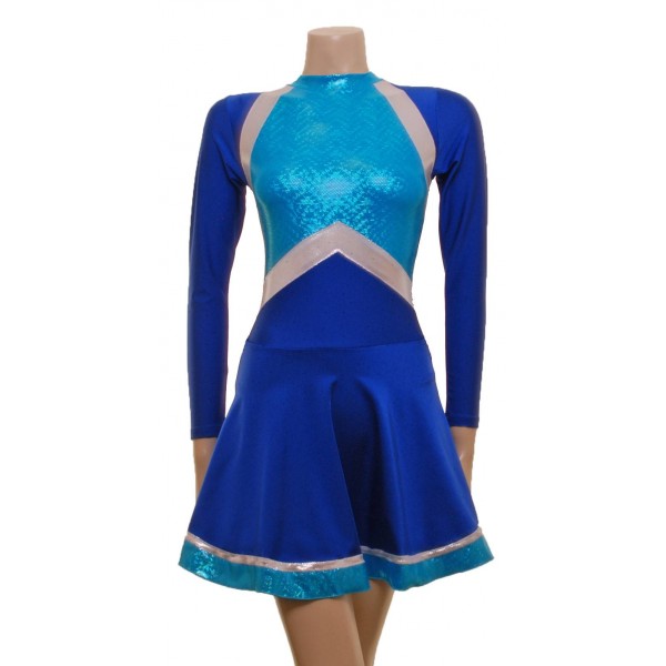 Turquoise and Royal Dress