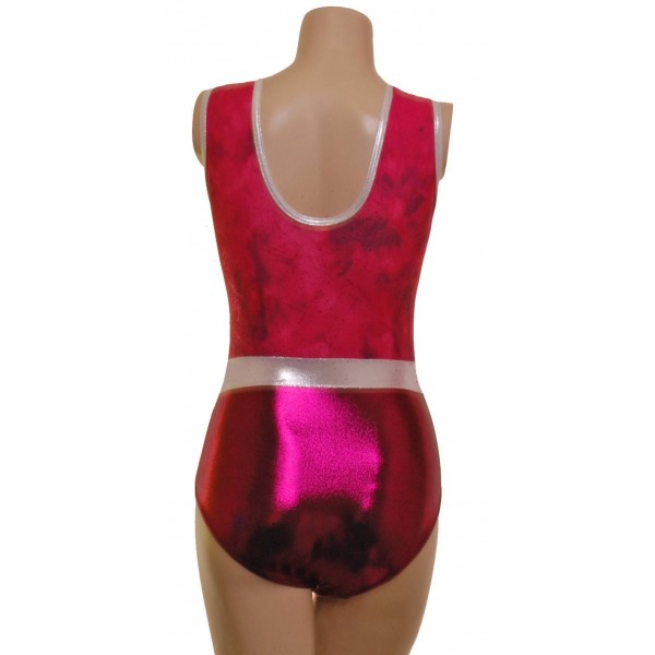 Vancouver Blackberry Sleeveless Gymnastic Leotard (045d)